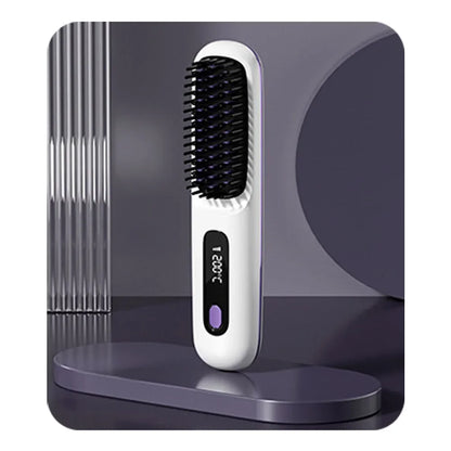 Portable Hair Straightener Brush